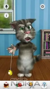Download Talking Tom Cat 2 hangfunkciókkal, szórakoztató szoftverek Nokia