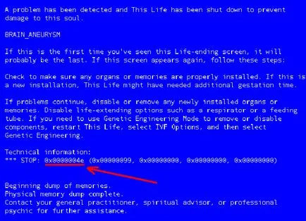 Blue Screen of Death