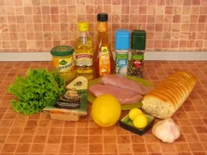 Caesar szósszal recept fotókkal klasszikus, egyszerű, csirke