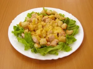 Caesar szósszal recept fotókkal klasszikus, egyszerű, csirke