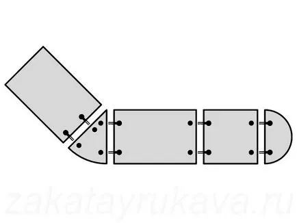 Vegyület munkalap 90 fok