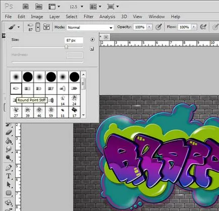 Készítsen Graffiti Szöveg Photoshop (Photoshop) Készítsen Graffiti Szöveg Photoshop