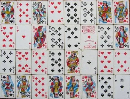 Egy régi cigány tarot kártyák a sors (jövendőmondás) Egy régi cigány jövendőmondás a sorsa térképek