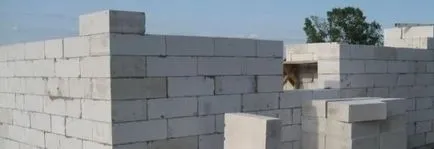 Épület egy házat a hab blokkok a kezüket - hogyan kell építeni egy házat a hab, kézi,