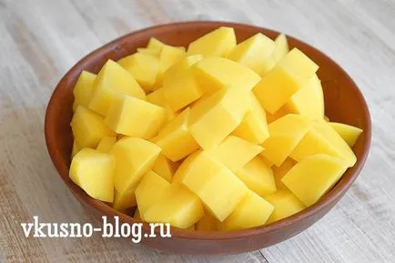 Burgonya leves, hús recept