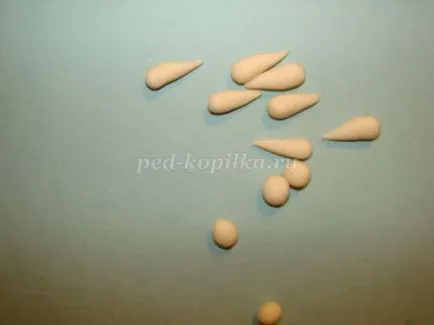 Emléktárgyak só tészta a kezét