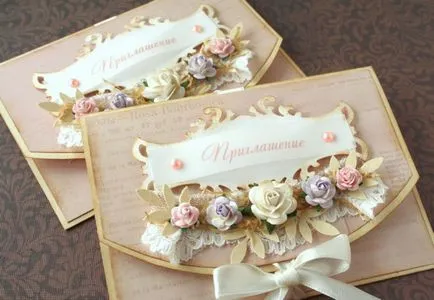Esküvői kártyák a kezüket és a scrapbooking Quilling (scrapbooking) Esküvői kártyák a kezüket és a scrapbooking Quilling