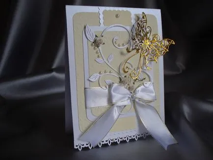 Esküvői kártyák a kezüket és a scrapbooking Quilling (saját) Esküvői kártyák a kezüket és a scrapbooking Quilling