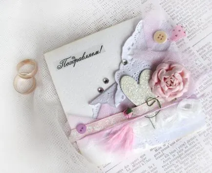 Esküvői kártyák a kezüket és a scrapbooking Quilling (esküvő) Esküvői kártyák a kezüket és a scrapbooking Quilling