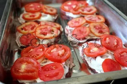 Sertés sült paradicsom - egy lépésről lépésre recept fotókkal, húsételek (sült) Sertés sült paradicsom - egy lépésről lépésre recept fotókkal, húsételek