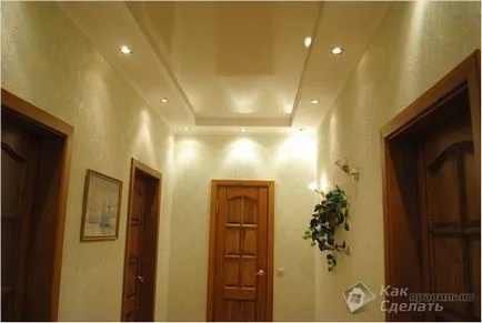 LED-es világítás mennyezeti kezét -, hogyan lehet a mennyezetre megvilágítás (LED világítás mennyezeti kezét) LED-es világítás mennyezeti kezét -, hogyan lehet a mennyezet megvilágítás