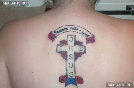 Tattoo kereszt érték és miniatűrök (tetoválás) Kereszt tetoválás jelentését és vázlatok