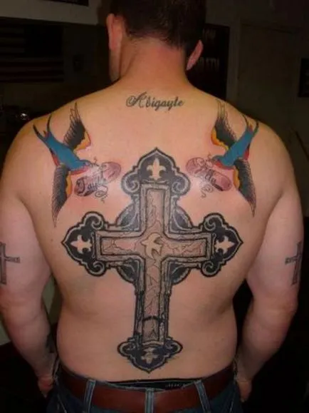 Tattoo kereszt szabadságvesztés érték nyelvén bűnügyi tetoválás (tetoválás) Tattoo kereszt szabadságvesztés érték nyelvén bűnügyi tetoválás