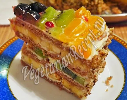 Torta gyümölcs - gyümölcs paradicsom - (recept fotó)