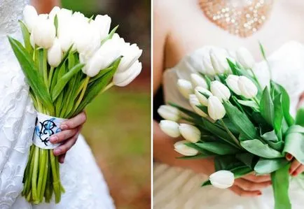 Esküvői csokor tulipán Esküvői csokor tulipán