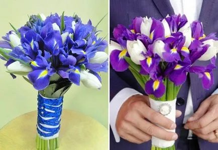 Esküvői csokor tulipán Esküvői csokor tulipán