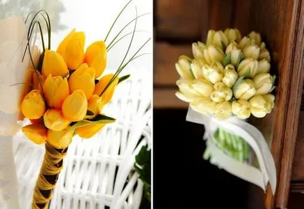 Esküvői csokor tulipán Esküvői csokor tulipán