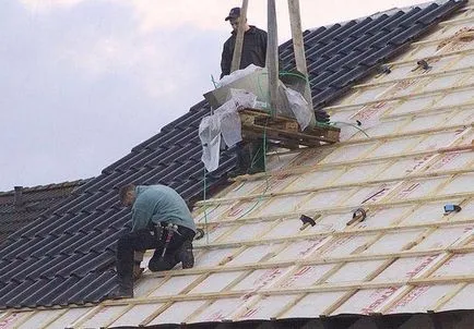 Telepítése a tető hullámkarton saját kezűleg