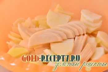 Sült burgonya csirke multivarka