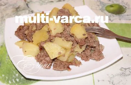 Sült burgonya hússal multivarka