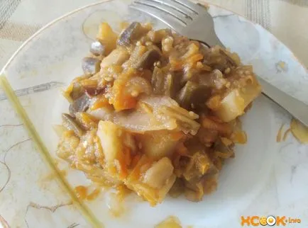 Párolt padlizsán burgonyával - recept paradicsom és egyéb zöldségfélék (burgonya) Párolt padlizsán burgonyával - recept paradicsom és egyéb zöldségfélék