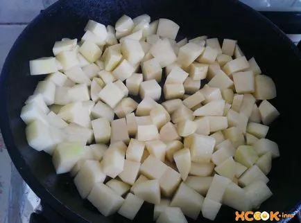Párolt padlizsán burgonyával - recept paradicsom és egyéb zöldségfélék (recept) Párolt padlizsán burgonyával - recept paradicsom és egyéb zöldségfélék