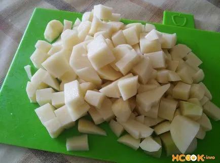Párolt padlizsán burgonyával - recept paradicsom és egyéb zöldségfélék (gőzölt) Párolt padlizsán burgonyával - recept paradicsom és egyéb zöldségfélék