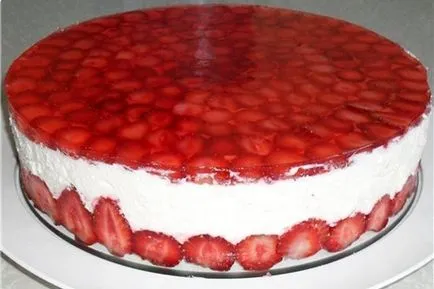 Eper torta dekoráció 