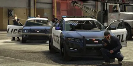 Vizsgálati szint a GTA 5 - ad a rendőrség a csillagok