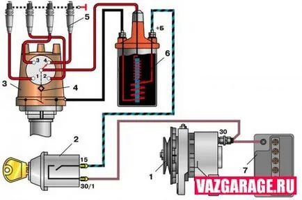 Szerelése elektronikus gyújtás VAZ-2106, saját kezével (vezetékes) Szerelése elektronikus gyújtás VAZ-2106, saját kezével