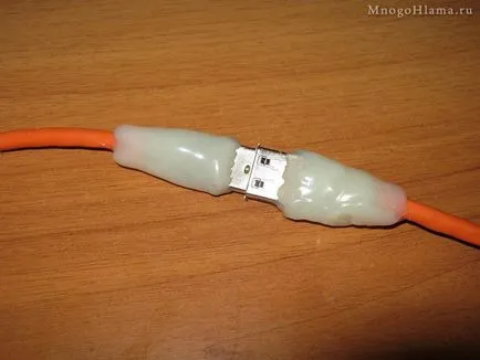 USB hosszabbító csavart érpáras saját kezűleg