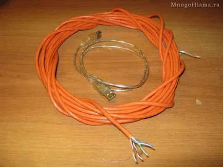USB hosszabbító csavart érpáras saját kezűleg