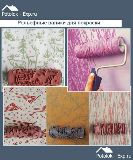 Roller festés a mennyezet típusok, méretek, használati utasítás