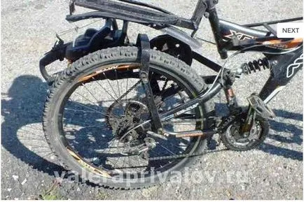 Kerékpár motorral a láncfűrész