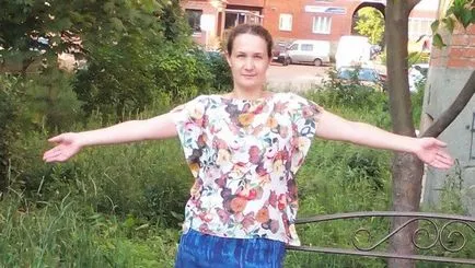 Minta blúz egyszerű szabású, hogyan lehet egy minta blúz rövid ujjú - Master Class képpel