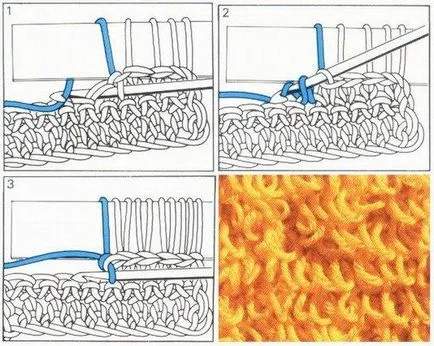 Típusai hurkok horgolt diagramok, fotók, videók, Salamon hurok