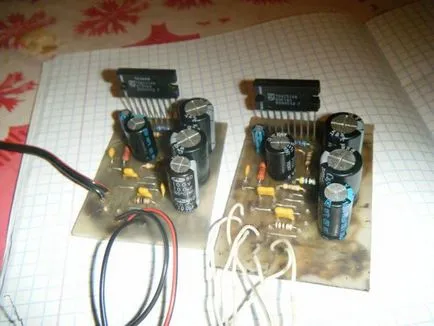 Kiváló minőségű 50W erősítő on-chip tda1514a