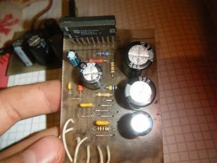 Kiváló minőségű 50W erősítő on-chip tda1514a