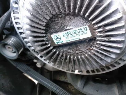 Viskomufta hűtőventilátor - javítás, csere és működési elve