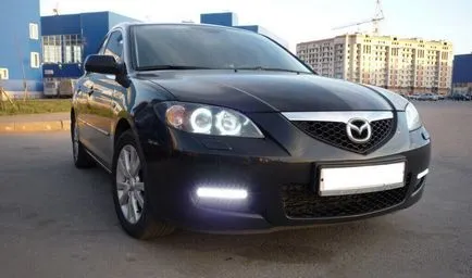 Futó fények egy autó - ez a faj DRL az autó (auto) Futó fények egy autó - ez a faj DRL az autó