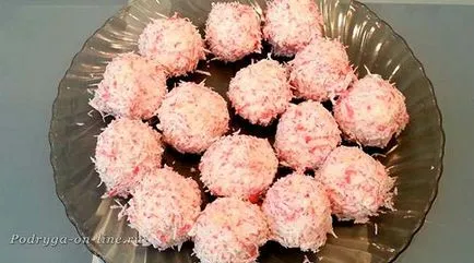 Snack Raffaello sajt könnyen elkészíthető, nagyon finom és szép
