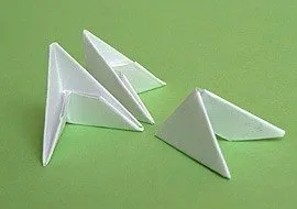 Hare origami papír lépésről lépésre a nyúl és a videó modul (nyúl) Hare origami papír lépésről lépésre a nyúl és videó modulok