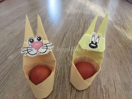 Hare origami papír lépésről lépésre a nyúl és a videó modul (origami) Hare origami papír lépésről lépésre a nyúl és videó modulok