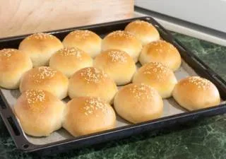 Кифли за хамбургери (както в Макдоналдс и най-добрите) стъпка по стъпка fotoretsept