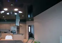 Черно участък таван снимка черно и бяло в интериора, гланц, цветен ревюта, шарени и (мат) Черно участък таван снимка черно и бяло в интериора, блестящи, цветни отговори, със снимка и