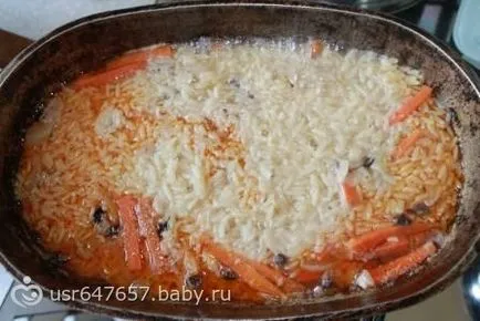 Какво да правите, ако се прекали пилаф - на