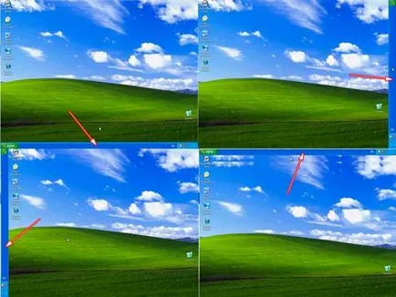 Какво е лентата на задачите Windows 7 и Windows XP как да се премахне, премести, консолидиране, капак и връщане