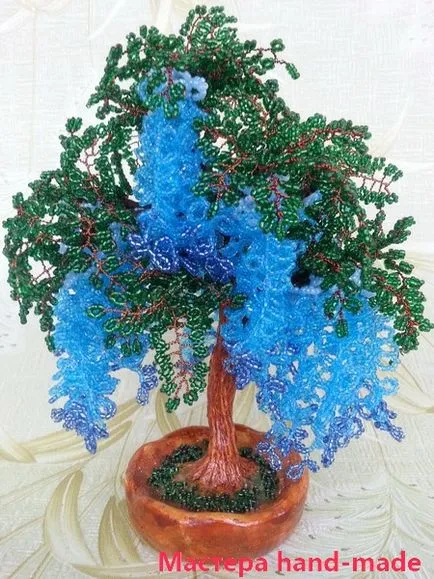 Дърво Борт - Wisteria майсторски клас със снимка (мънисто дърво) Дърво Борт - Wisteria майсторски клас със снимки