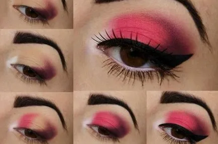 Saucy makeup--добрият вариант с инструкции стъпка по стъпка (нахален направи най-добрият вариант за инструкции стъпка по стъпка със снимки, за да направят видео груб остър смела котка грим на очите, грим ретро звезда) Saucy makeup--добрият вариант с инструкции стъпка по стъпка
