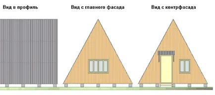 Къща-шатра за крайградски район, 6 ар